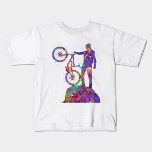 Downhill mountain bike Kids T-Shirt